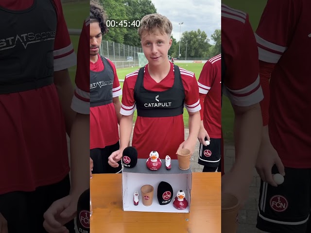 TRAININGSLAGER-CHALLENGE👀😂 Den Anfang macht die U19🙏 | 1. FC Nürnberg