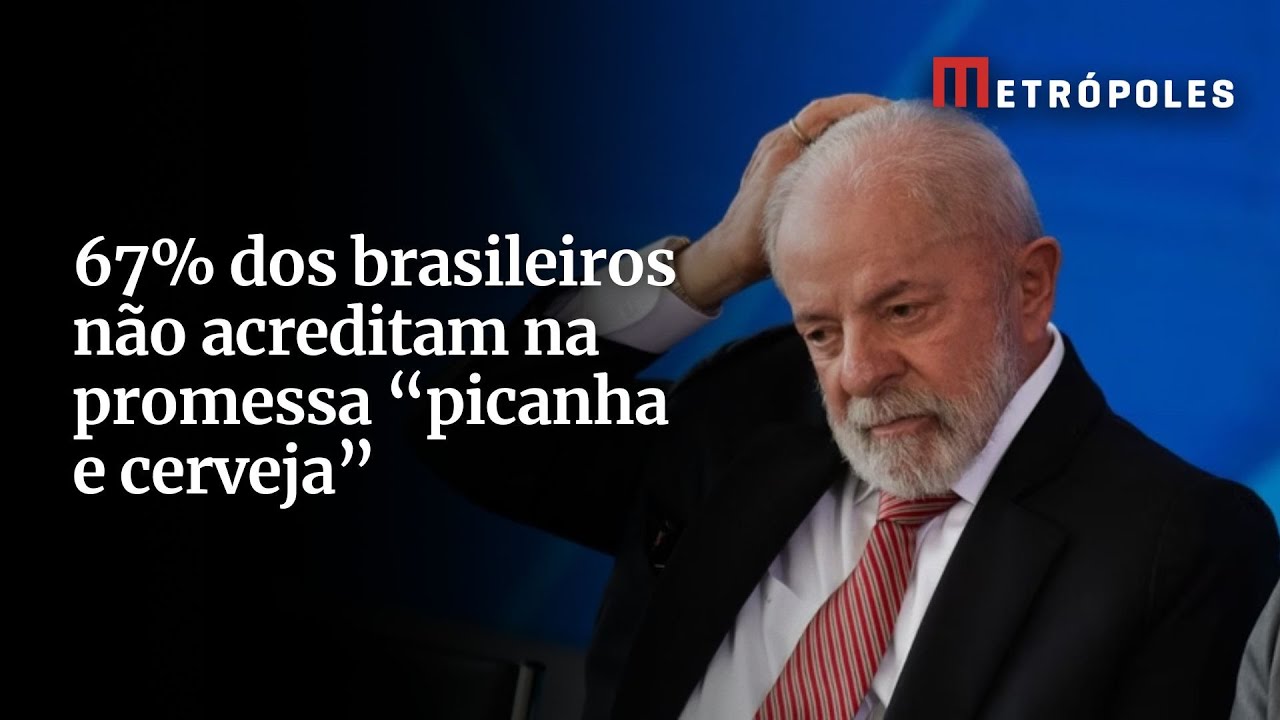 67% dos brasileiros não acreditam na promessa “picanha e cerveja”