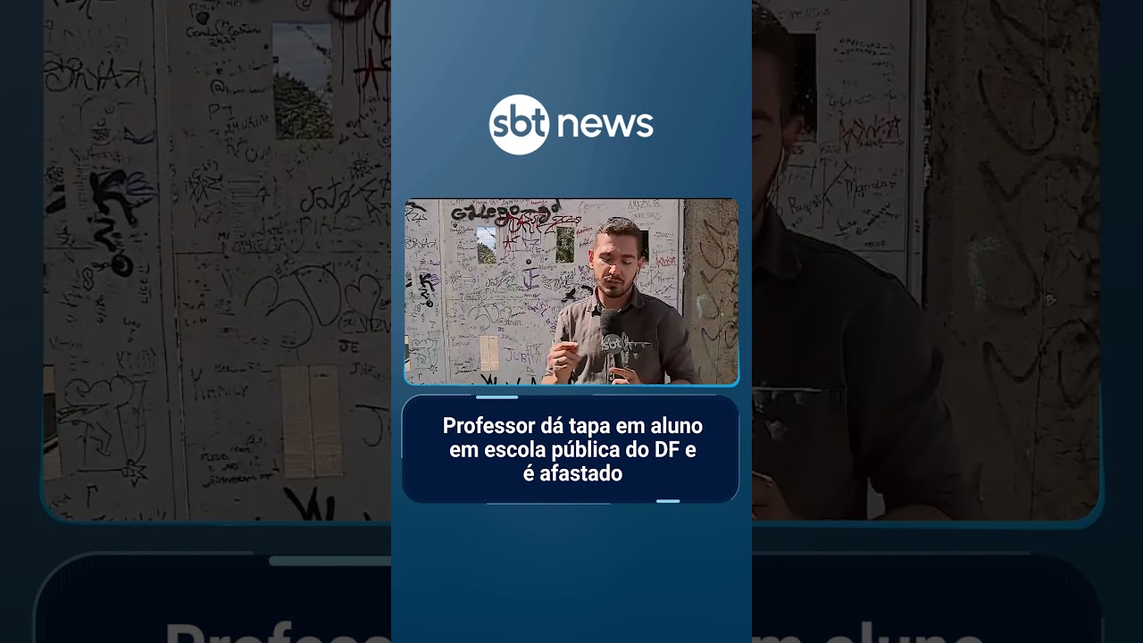 Professor dá tapa em aluno em escola pública do DF e é afastado; veja