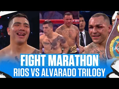 EPIC TRILOGY! Brandon Rios vs Mike Alvarado | FIGHT MARATHON