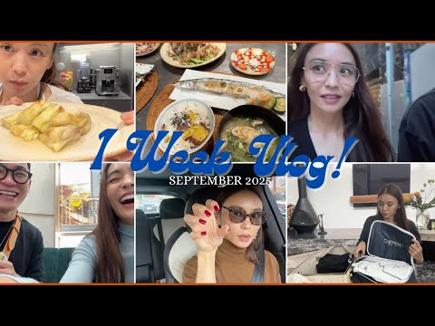 【1週間VLOG】夫との週末、夜ご飯、出張前の準備など。盛り沢山の7日間をお届けします！