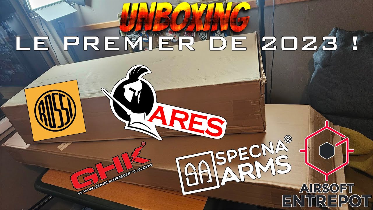 UNBOXING AIRSOFT ! LE PREMIER DE 2023 ! (Airsoft Entrepot) [FR]