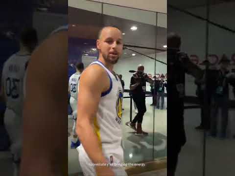 Stephen Curry with a Message After the Dub | #Shorts video clip