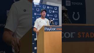 Indianapolis Colts’ Shane Steichen: Riley Leonard ‘Impressive’ vs. Bengals