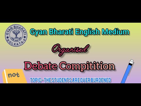 Debate Competition 2025 | Are Students Overburdened? | Gyan Bharati (English Medium)
