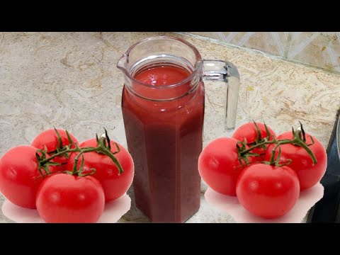 Tomato ketchup w Secret ingredient | Original Tomato ketchup Recipe | Homemade Tomato ketchup perfec