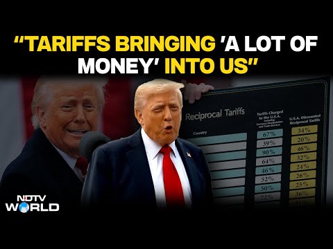 US Tariffs News | Trump Says Tariffs Bringing 'A Lot Of Money' Into United States