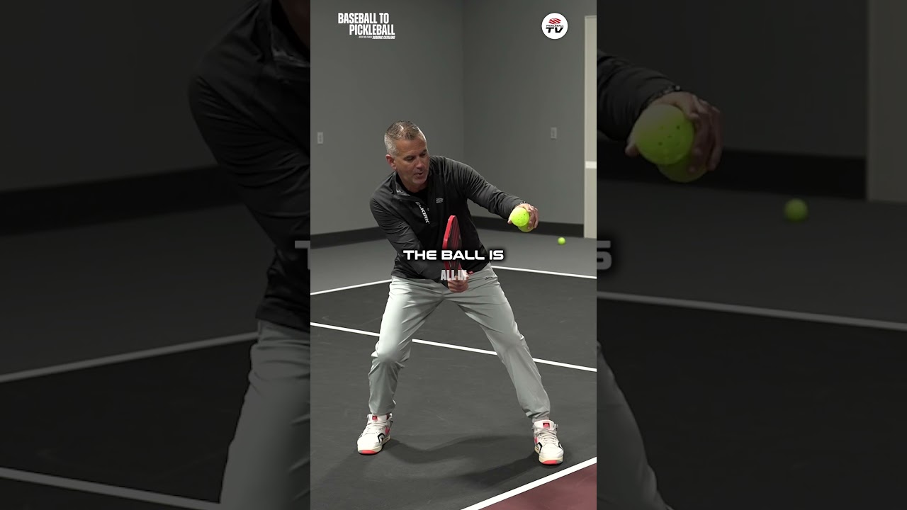Pro pickleball coach Dominic Catalano will teach you skills you can learn from the infield hop 🐇
