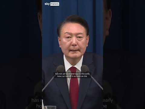 South Korean president lifts martial law order
