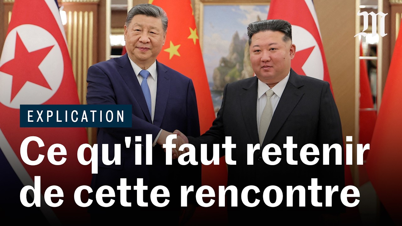 La Chine de Xi Jinping reçu en grande pompe en Corée du Nord par Kim Jong-un