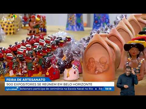 Feira Nacional de Artesanato reúne 900 expositores em Belo Horizonte
