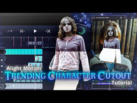 Trending Character Cutout like @fictic_editz  on Alight motion Tutorial.