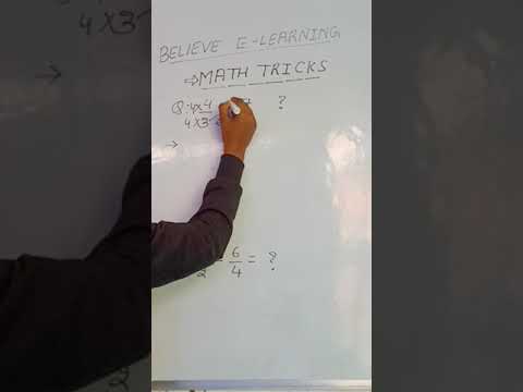 Math Tricks | Learn how to Fraction | Addition | Substraction just in 30 seconds