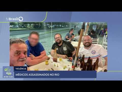 Três médicos são assassinados no Rio de Janeiro