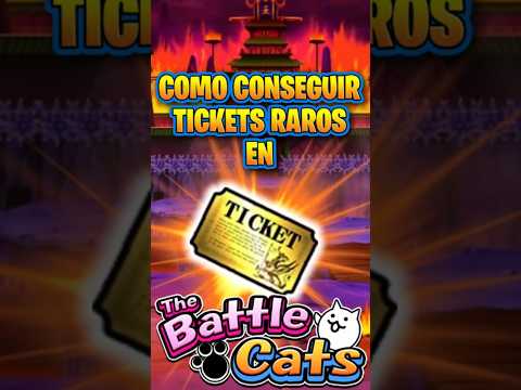 猫の動画サムネイル - COMO CONSEGUIR TICKETS DORADOS EN THE BATTLE CATS #thebattlecats #battlecats