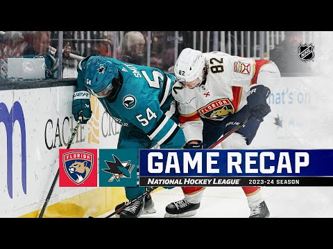 Panthers @ Sharks 11/14 | NHL Highlights 2023