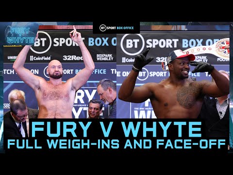 Tyson Fury v Dillian Whyte Weigh-Ins Full Live Stream: Here We Go!
