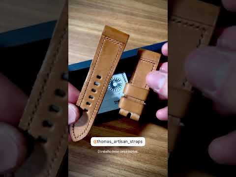 Unboxing da pulseira artesanal do meu Panerai.