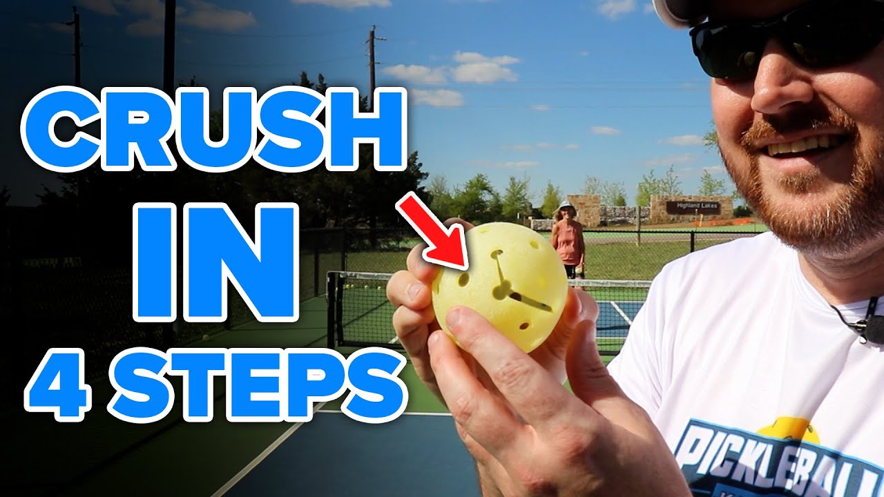 4 easy steps to become a POWER PLAYER in pickleball