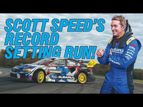 Scott Speed Set the Track Record At Virginia International Raceway in the Subaru Airslayer