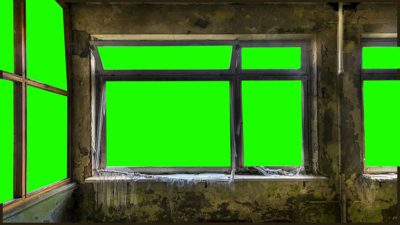 scary room in green screen free stock footage - YouTube