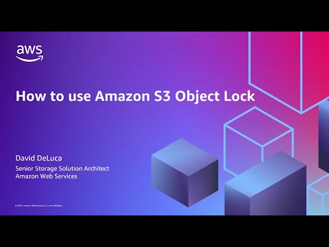 How to use Amazon S3 Object Lock | Amazon Web Services