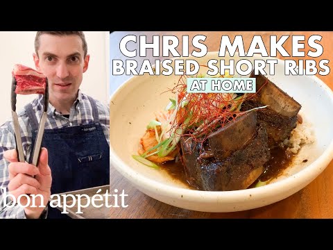 Chris Makes Braised Short Ribs | From the Home Kitchen | Bon Appétit