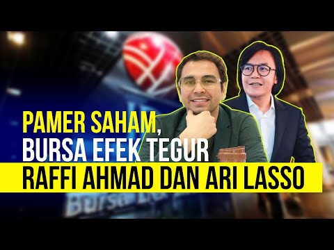 Pamer Saham, Bursa Efek Tegur Raffi Ahmad dan Ari Lasso