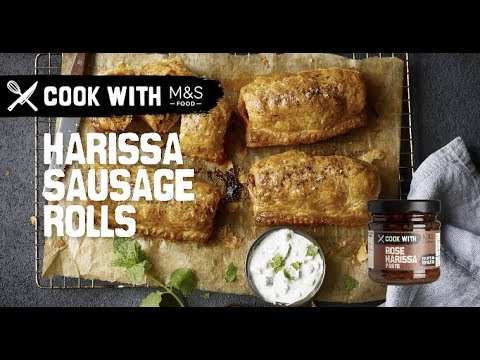 marksandspencer.com & Marks and Spencer Promo Code video: M&S | Cook with M&S... Harissa Sausage Rolls