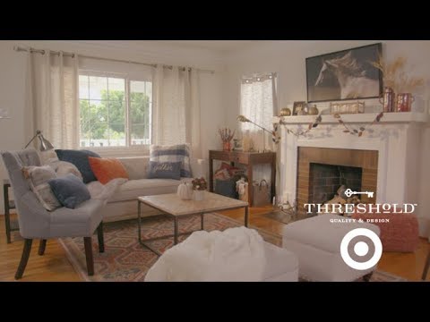 Family Living Room Makeover I Target?s Threshold Line for Home