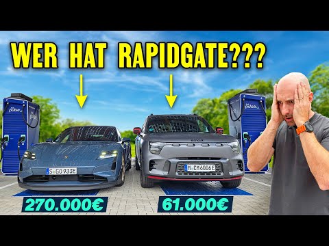 | Wer billig kauft...? | LADEBATTLE Porsche Taycan vs. Smart #5