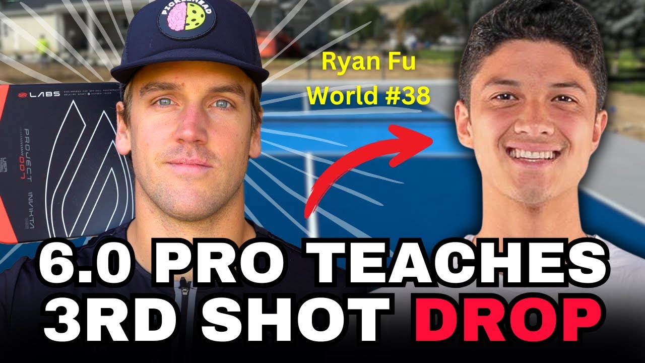 How to hit EVERY DROP in PICKLEBALL with Ryan Fu!