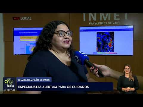 Especialistas alertam para grande incidência de raios
