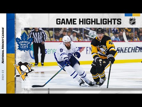 Maple Leafs @ Penguins 10/23/21 | NHL Highlights
