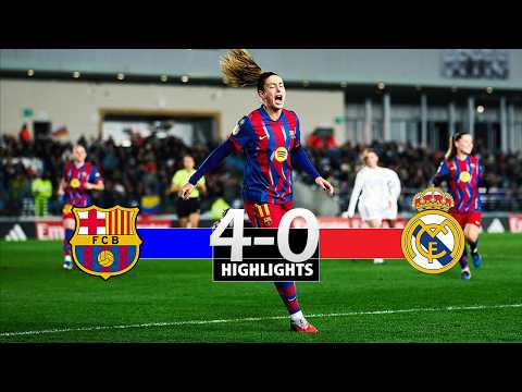 سيدات: إلى نصف نهائي كأس الملكة 🔴🔵| ريال مدريد 0-4 برشلونة