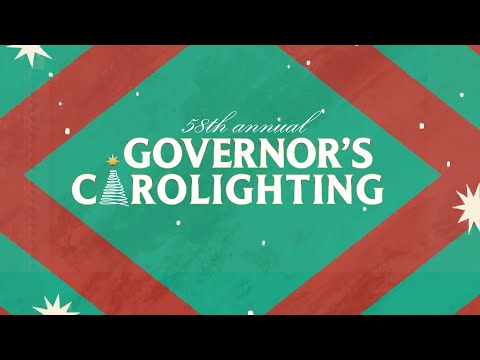 screenshot of youtube video titled The 58th Annual Governor's Carolighting