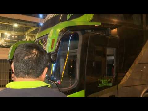 Los Olivos: sicario en moto dispara hasta cinco veces contra bus interprovincial