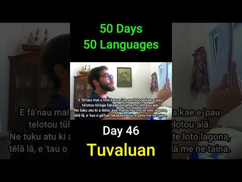 Tuvaluan - 50 Days 50 Languages (Day 46)