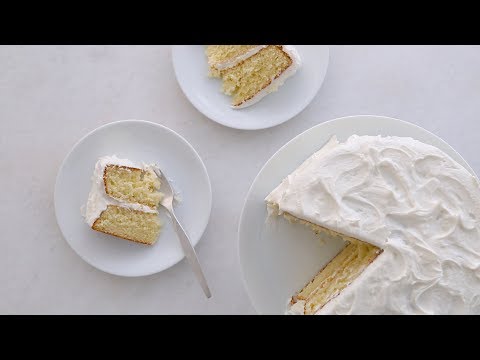 Simple Layer Cake with Vanilla Frosting- Sweet Talk with Lindsay Strand