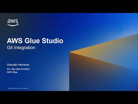 AWS Glue Studio - Git Integration | Amazon Web Services