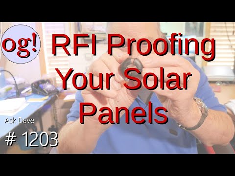 RFI Proofing Your Solar Panels (#1203)