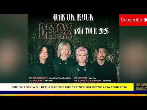 One ok rock band magbabalik sa bansa #oneokrock #oneokrocklive #oneokrockmembers #asiatour 