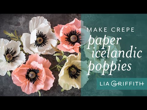How to Make a Crepe Paper Poppy