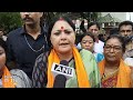 West Bengal : BJP Leader Agnimitra Paul Stages Dharna in Cooch Behar Against Attack on Party Worker