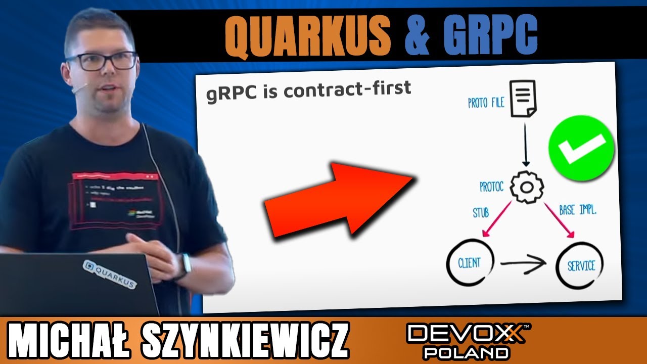 Efficient communication with Quarkus and gRPC • Michał Szynkiewicz • Devoxx Poland 2022