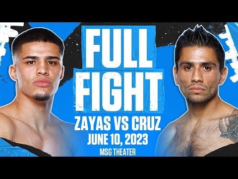 Xander Zayas vs Ronald Cruz | FULL FIGHT | JUN 10, 2023