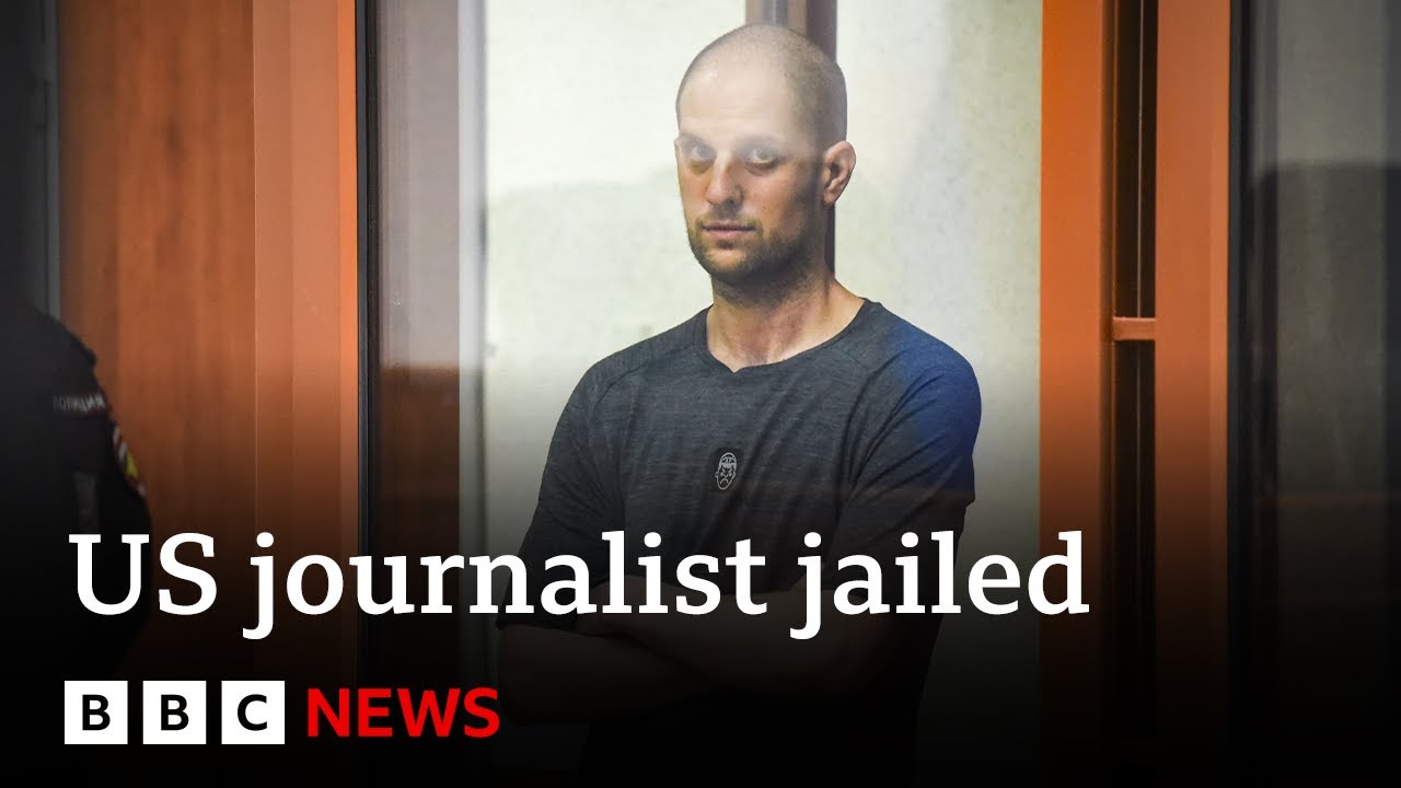 US journalist Evan Gershkovich jailed in Russia | BBC News