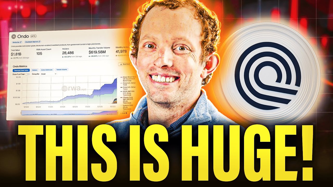 ONDO Finance Just Made A Huge Move | $1.8 Billion, Price Chart & More