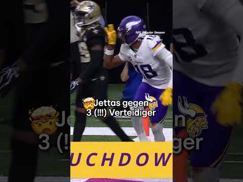Justin Jefferson <strong>mit</strong> Touchdown gegen Triple-Coverage 😳🤯