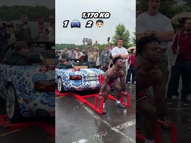 Speed showing off his strength 💪 (via ishowspeed/TT)
